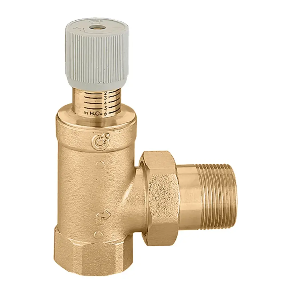 Caleffi  kademeli gösterge 3/4" ayarlanabilir diferansiyel bypass vanası;