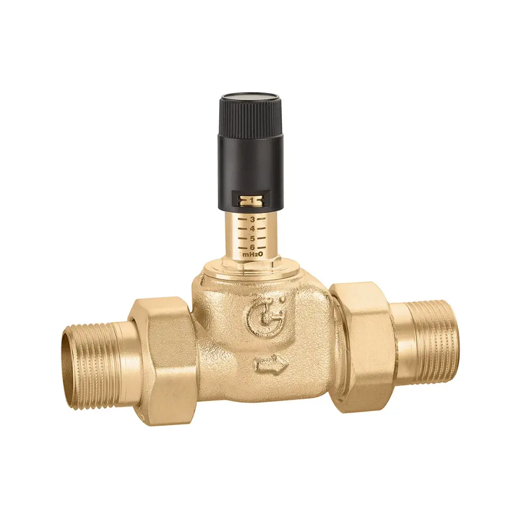 Caleffi  Kademeli gösterge 3/4" ayarlanabilir diferansiyel bypass vanası.0–100 °C