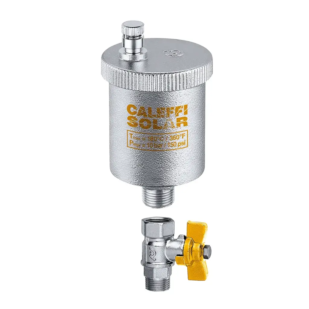 Caleffi 1/2 Güneş enerjisi sistemleri için otomatik purjör " 