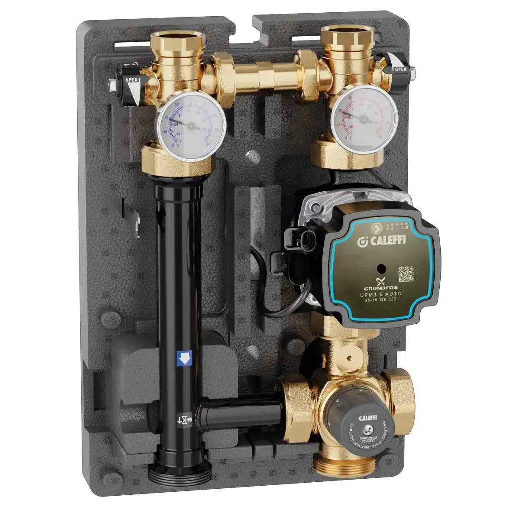 Caleffi ısıtma sistemleri için reglaj ünitesi