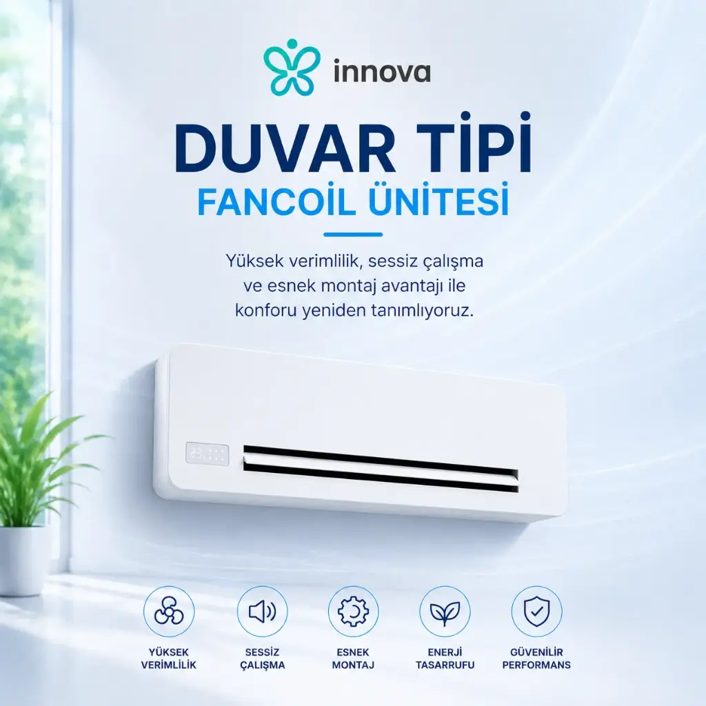 INNOVA Filomuro Slim Fit XL SW 800 Fancoil (Duvar Tipi)