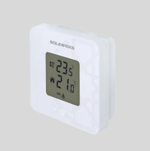 SOLİTHERM 150 KABLOLU DİJİTAL ODA TERMOSTATI, YERDEN ISITMA İÇİN