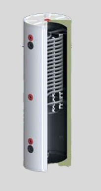 PASLANMAZ ÇELİK 316L TEK SERPANTİNLİ 300 LT DİK TİP BOYLER