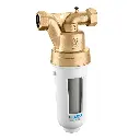 Caleffi Filtreli ve mıknatıslı elekrolitik kireç önleyici cihaz.