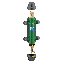 Caleffi 1" SEP4, çok fonksiyonlu hidrolik separatör